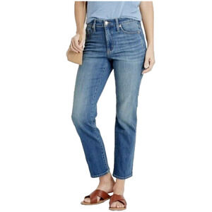 Womens Jeans Size 00 High Rise Slim Straight Fit Cropped Universal Threads🔥
